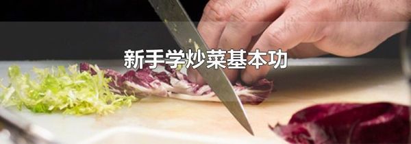 新手学炒菜基本功