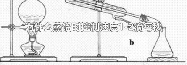 为什么蒸馏时控制速度1-2滴每秒
