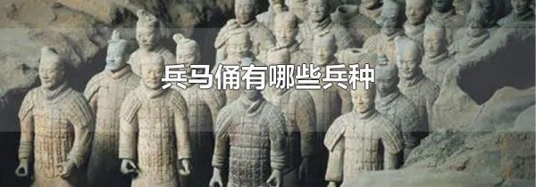 兵马俑有哪些兵种
