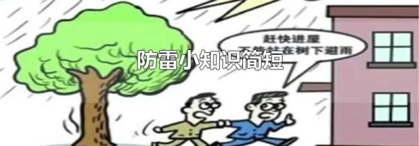 防雷小知识简短