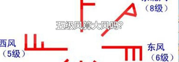 五级风算大风吗?