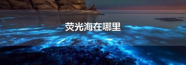 荧光海在哪里