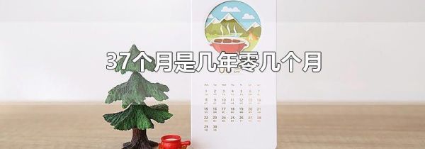 37个月是几年零几个月