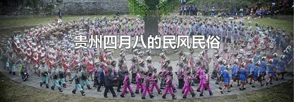 贵州四月八的民风民俗