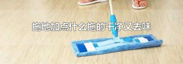拖地加点什么拖的干净又去味