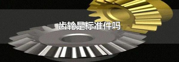 齿轮是标准件吗