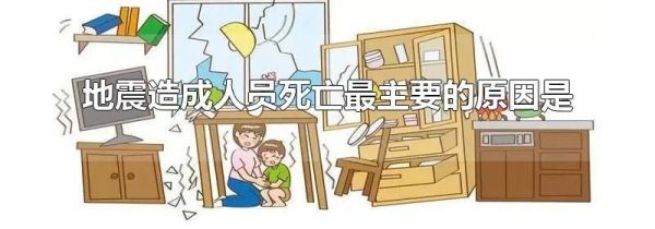 地震造成人员死亡最主要的原因是