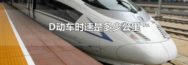 D动车时速是多少公里