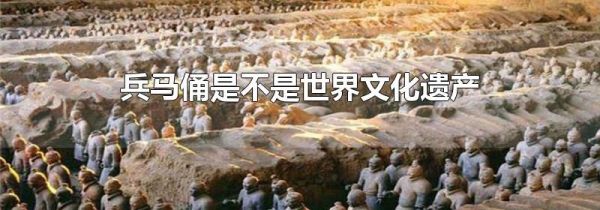 兵马俑是不是世界文化遗产