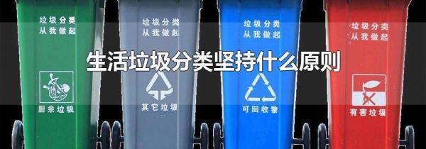 生活垃圾分类坚持什么原则
