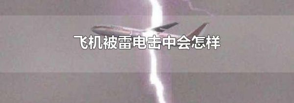 飞机被雷电击中会怎样