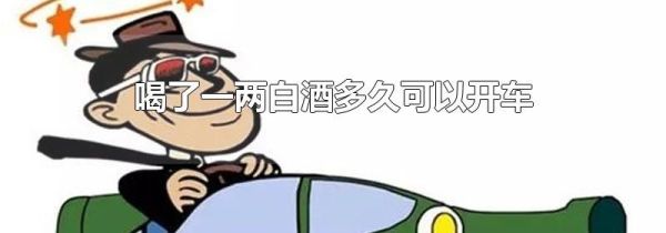 喝了一两白酒多久可以开车