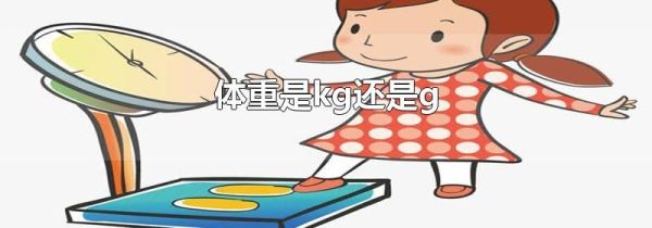 体重是kg还是g