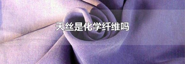 天丝是化学纤维吗