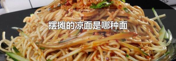 摆摊的凉面是哪种面