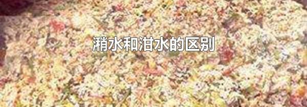 潲水和泔水的区别