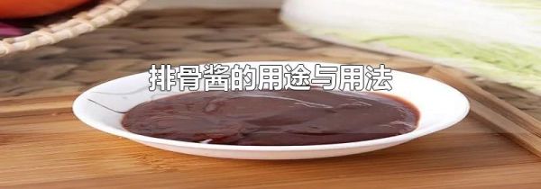 排骨酱的用途与用法