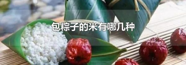包粽子的米有哪几种
