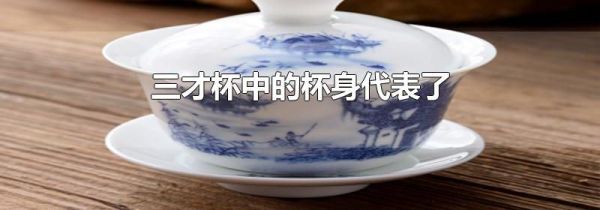 三才杯中的杯身代表了