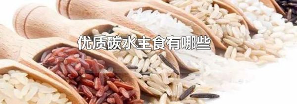 优质碳水主食有哪些