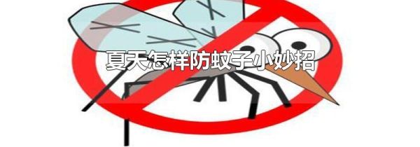 夏天怎样防蚊子小妙招