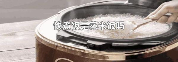 快煮饭是蒸米饭吗