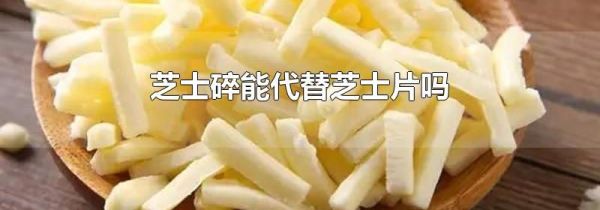 芝士碎能代替芝士片吗