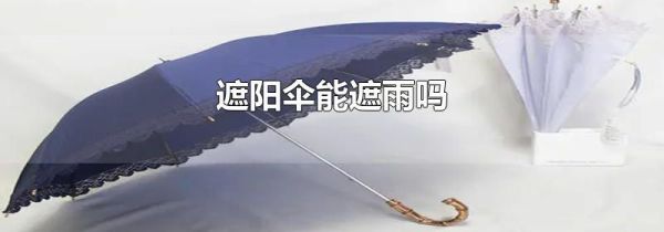 遮阳伞能遮雨吗