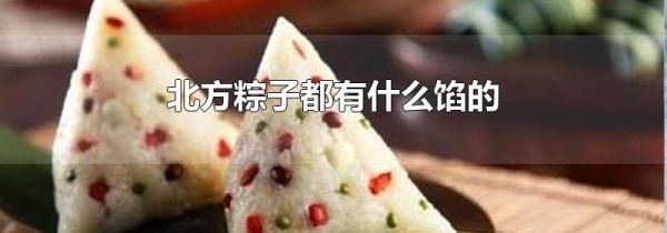 北方粽子都有什么馅的