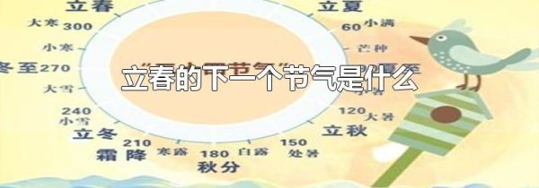 立春的下一个节气是什么