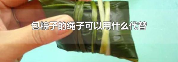 包粽子的绳子可以用什么代替