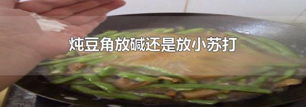炖豆角放碱还是放小苏打