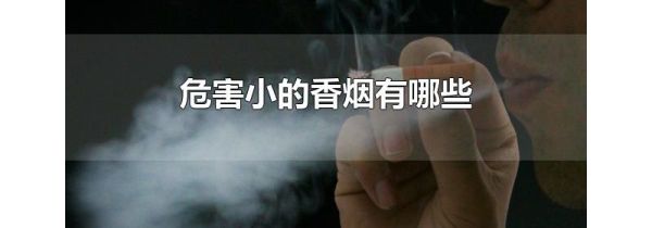 危害小的香烟有哪些