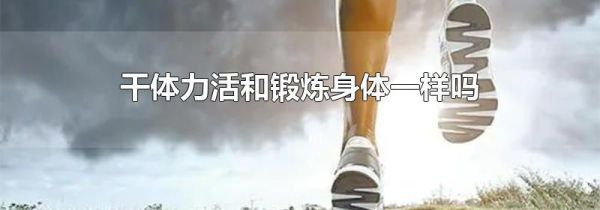 干体力活和锻炼身体一样吗