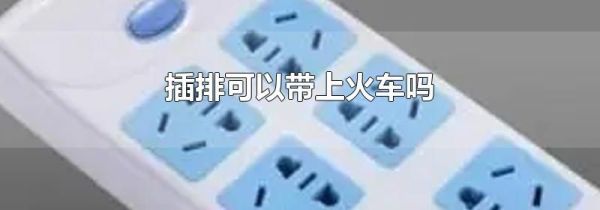 插排可以带上火车吗
