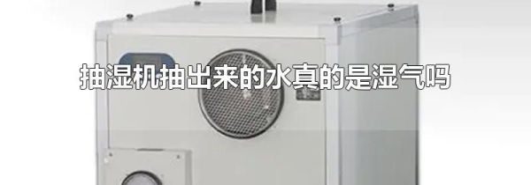 抽湿机抽出来的水真的是湿气吗