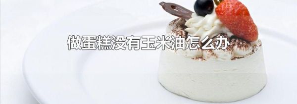 做蛋糕没有玉米油怎么办