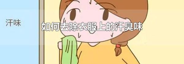 如何去除衣服上的汗臭味