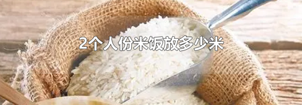 2个人份米饭放多少米