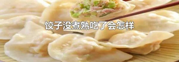 饺子没煮熟吃了会怎样
