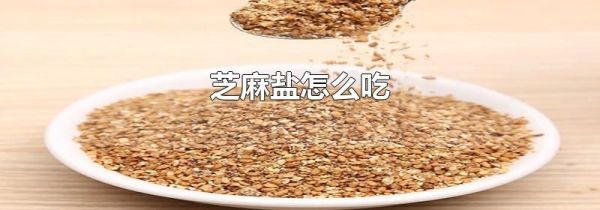 芝麻盐怎么吃