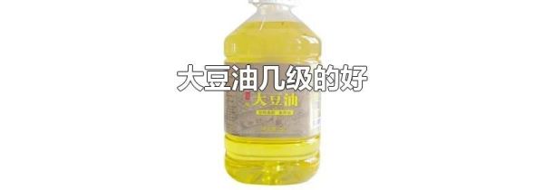 大豆油几级的好