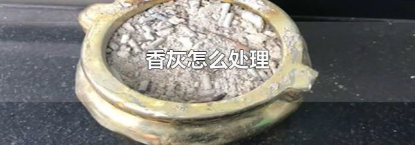 香灰怎么处理