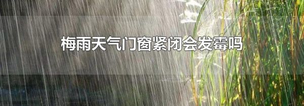 梅雨天气门窗紧闭会发霉吗