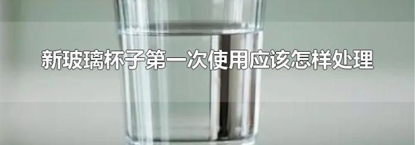 新玻璃杯子第一次使用应该怎样处理