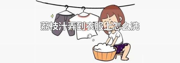 荔枝汁弄到衣服上怎么洗