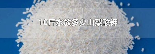 10斤水放多少山梨酸钾