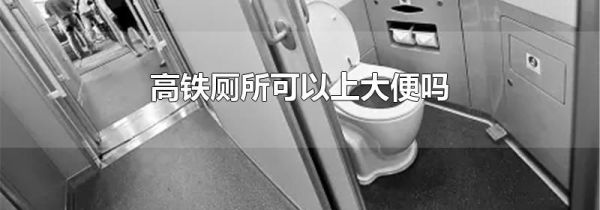高铁厕所可以上大便吗