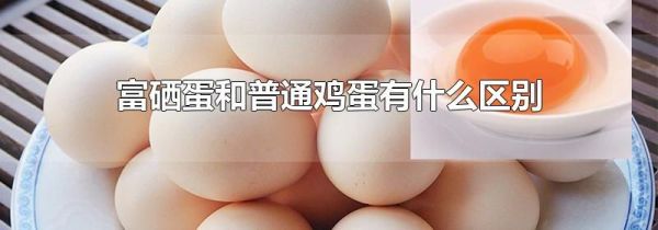 富硒蛋和普通鸡蛋有什么区别