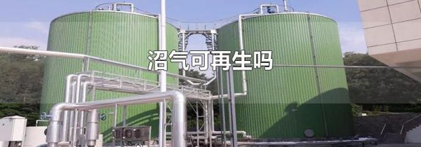 沼气可再生吗